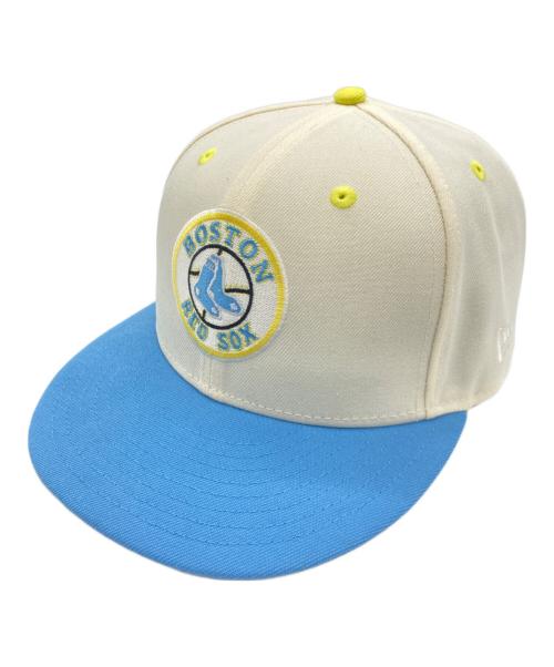 New Era（ニューエラ）New Era (ニューエラ) ボストンレッドソックス/24SS ホワイト×スカイブルー サイズ:59.6ｃｍの古着・服飾アイテム