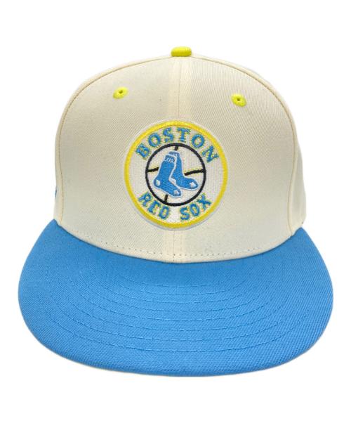 New Era（ニューエラ）New Era (ニューエラ) ボストンレッドソックス/24SS ホワイト×スカイブルー サイズ:59.6ｃｍの古着・服飾アイテム