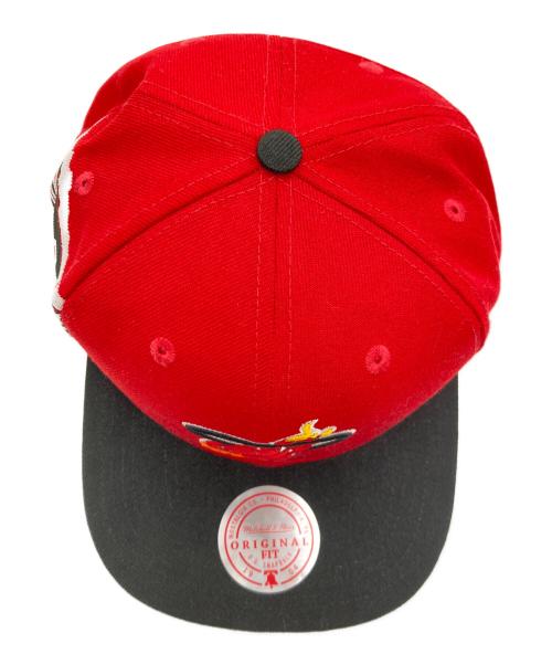 MITCHELL & NESS（ミッチェルアンドネス）MITCHELL & NESS (ミッチェルアンドネス) キャップ レッド×ブラックの古着・服飾アイテム