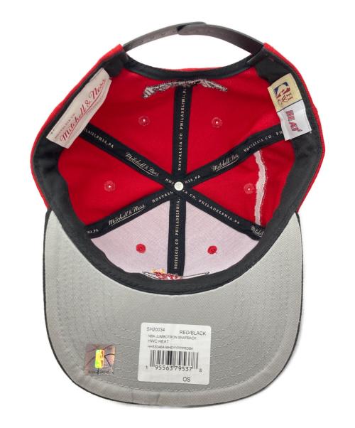 MITCHELL & NESS（ミッチェルアンドネス）MITCHELL & NESS (ミッチェルアンドネス) キャップ レッド×ブラックの古着・服飾アイテム