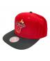MITCHELL & NESS（ミッチェルアンドネス）の古着「キャップ」｜レッド×ブラック