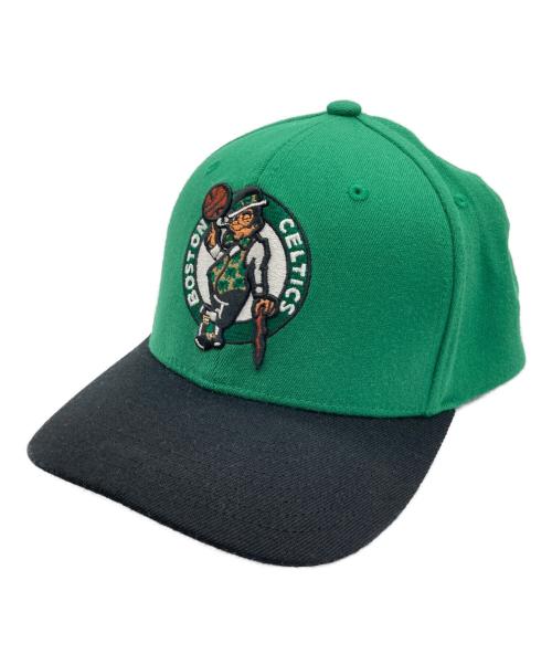 MITCHELL & NESS（ミッチェルアンドネス）MITCHELL & NESS (ミッチェルアンドネス) キャップ グリーン×ブラックの古着・服飾アイテム