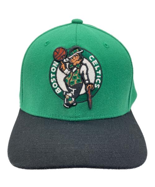 MITCHELL & NESS（ミッチェルアンドネス）MITCHELL & NESS (ミッチェルアンドネス) キャップ グリーン×ブラックの古着・服飾アイテム