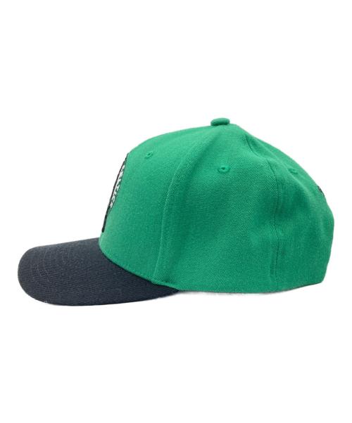 MITCHELL & NESS（ミッチェルアンドネス）MITCHELL & NESS (ミッチェルアンドネス) キャップ グリーン×ブラックの古着・服飾アイテム