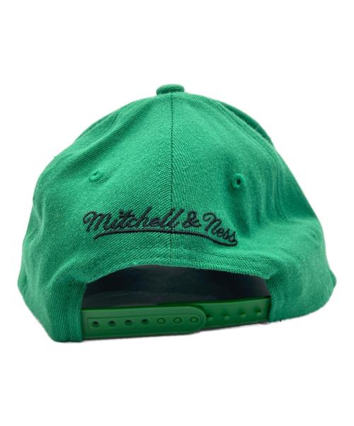 MITCHELL & NESS（ミッチェルアンドネス）MITCHELL & NESS (ミッチェルアンドネス) キャップ グリーン×ブラックの古着・服飾アイテム