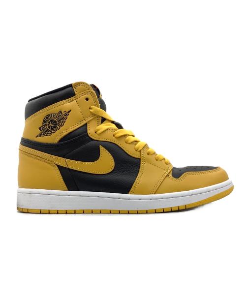 NIKE（ナイキ）NIKE (ナイキ) Air Jordan 1 High OG イエロー×ブラック サイズ:27.5の古着・服飾アイテム