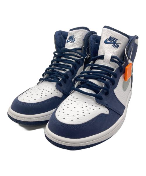 NIKE（ナイキ）NIKE (ナイキ) AIR JORDAN 1 HIGH OG CO JP ネイビー×ホワイト サイズ:27.5cm 未使用品の古着・服飾アイテム
