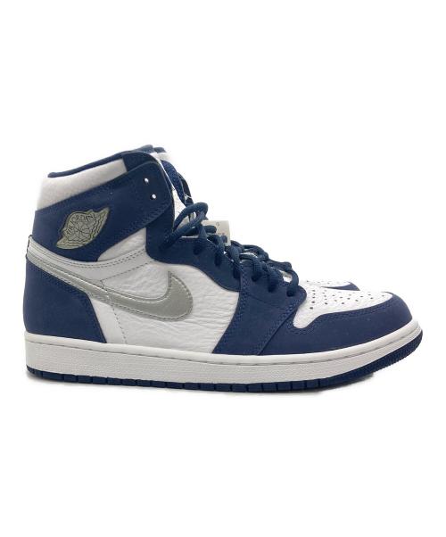 NIKE（ナイキ）NIKE (ナイキ) AIR JORDAN 1 HIGH OG CO JP ネイビー×ホワイト サイズ:27.5cm 未使用品の古着・服飾アイテム
