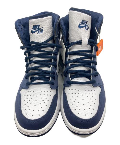 NIKE（ナイキ）NIKE (ナイキ) AIR JORDAN 1 HIGH OG CO JP ネイビー×ホワイト サイズ:27.5cm 未使用品の古着・服飾アイテム