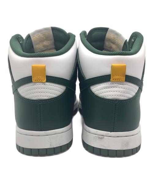 NIKE（ナイキ）NIKE (ナイキ) DUNK HIGH グリーン×ホワイト サイズ:27.5cmの古着・服飾アイテム