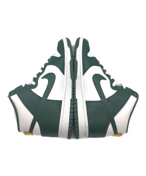 NIKE（ナイキ）NIKE (ナイキ) DUNK HIGH グリーン×ホワイト サイズ:27.5cmの古着・服飾アイテム