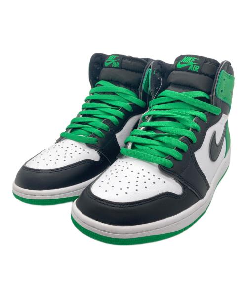 NIKE（ナイキ）NIKE (ナイキ) Air Jordan 1 Retro High OG グリーン×ホワイト サイズ:27.5cm 未使用品の古着・服飾アイテム