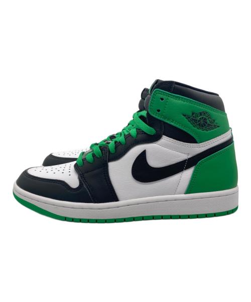 NIKE（ナイキ）NIKE (ナイキ) Air Jordan 1 Retro High OG グリーン×ホワイト サイズ:27.5cm 未使用品の古着・服飾アイテム