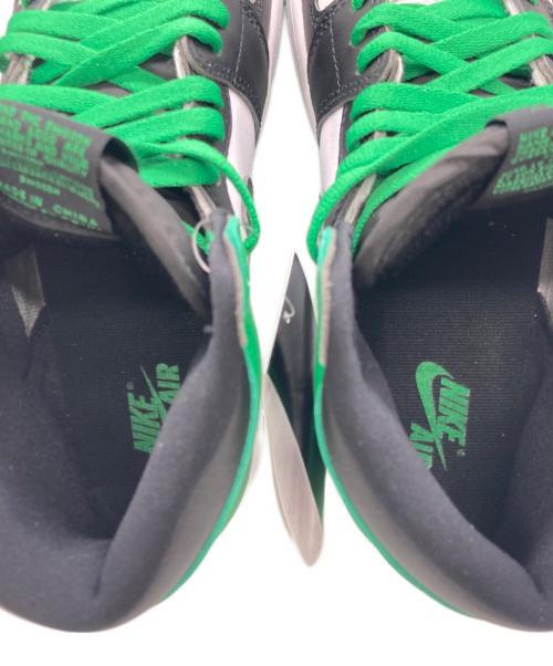 NIKE（ナイキ）NIKE (ナイキ) Air Jordan 1 Retro High OG グリーン×ホワイト サイズ:27.5cm 未使用品の古着・服飾アイテム