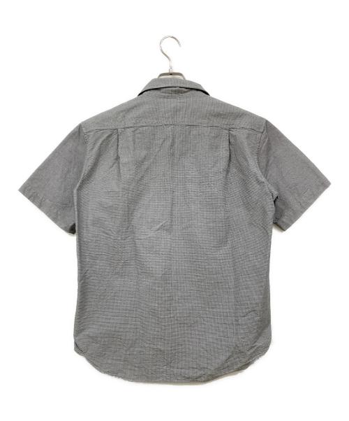 MHL（エムエイチエル）MHL (エムエイチエル) 半袖開襟シャツ グレー×ホワイト サイズ:Mサイズの古着・服飾アイテム
