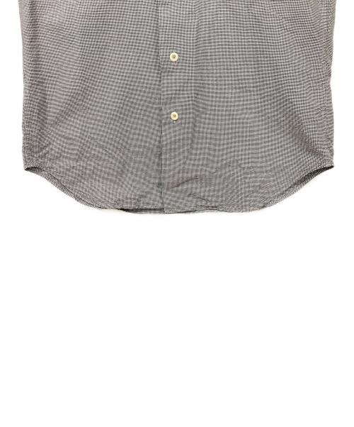 MHL（エムエイチエル）MHL (エムエイチエル) 半袖開襟シャツ グレー×ホワイト サイズ:Mサイズの古着・服飾アイテム