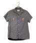 WAX(BEMAS)（ワックス）の古着「半袖シャツ」｜ネイビー×グレー