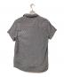 WAX(BEMAS) (ワックス) 半袖シャツ ネイビー×グレー サイズ:SIZE S：3000円