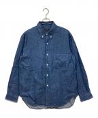 A vontadeアボンタージ）の古着「デニムシャツ」｜ブルー×ホワイト
