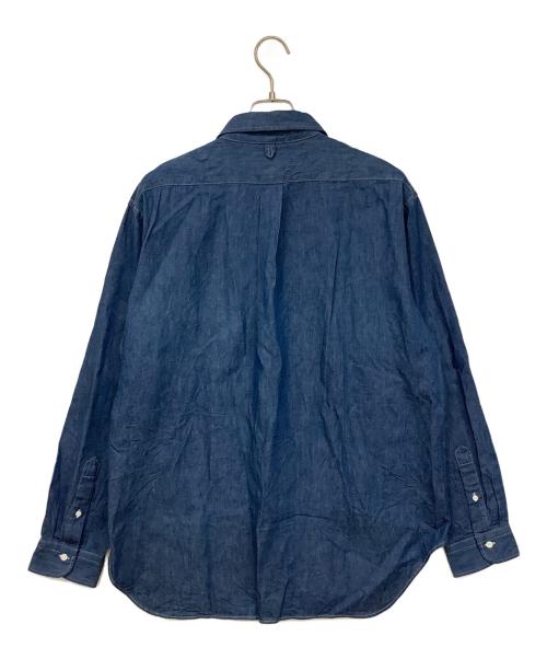 A vontade（アボンタージ）A vontade (アボンタージ) デニムシャツ ブルー×ホワイト サイズ:Lサイズの古着・服飾アイテム