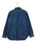 A vontade (アボンタージ) デニムシャツ ブルー×ホワイト サイズ:Lサイズ：6000円
