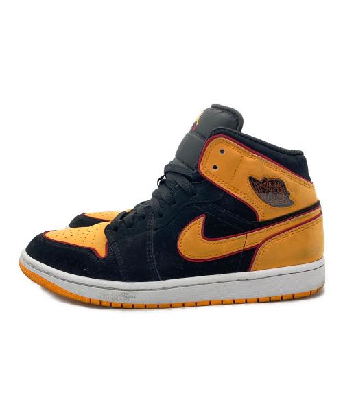 NIKE（ナイキ）NIKE (ナイキ) Air Jordan 1 Mid SE オレンジ×ブラック サイズ:27cmの古着・服飾アイテム
