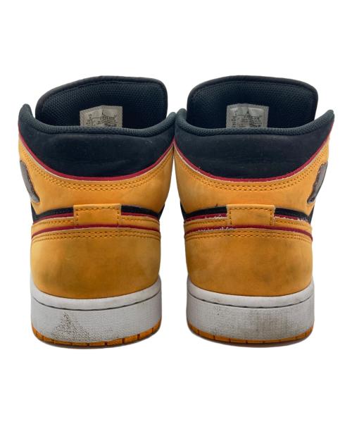 NIKE（ナイキ）NIKE (ナイキ) Air Jordan 1 Mid SE オレンジ×ブラック サイズ:27cmの古着・服飾アイテム