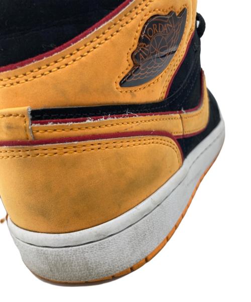 NIKE（ナイキ）NIKE (ナイキ) Air Jordan 1 Mid SE オレンジ×ブラック サイズ:27cmの古着・服飾アイテム