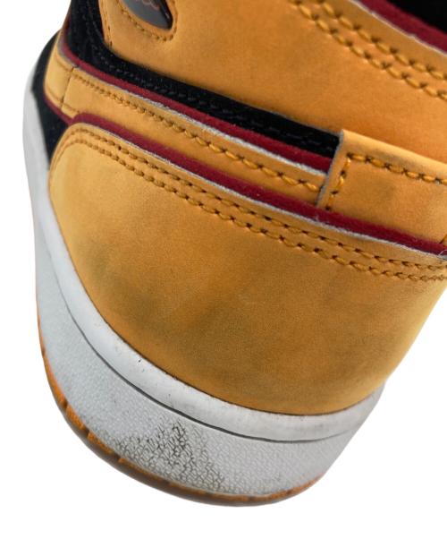 NIKE（ナイキ）NIKE (ナイキ) Air Jordan 1 Mid SE オレンジ×ブラック サイズ:27cmの古着・服飾アイテム