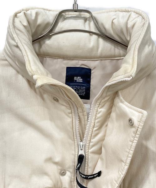 niko and（ニコアンド）niko and (ニコアンド) 中綿モンスタージャケット アイボリー サイズ:Mサイズの古着・服飾アイテム