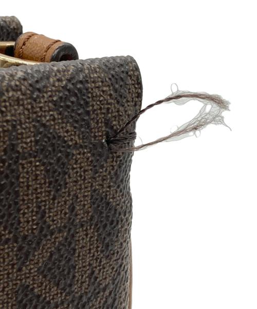 MICHAEL KORS（マイケル・コース）MICHAEL KORS (マイケルコース) ショルダーバッグ ベージュ×ブラウンの古着・服飾アイテム