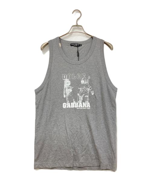 DOLCE & GABBANA（ドルチェ＆ガッバーナ）DOLCE & GABBANA (ドルチェ＆ガッバーナ) ノースリーブカットソー グレー サイズ:SIZE 56 未使用品の古着・服飾アイテム
