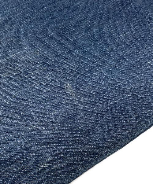 DIESEL（ディーゼル）DIESEL (ディーゼル) デニムクラッチバッグ ブルー×ブラックの古着・服飾アイテム