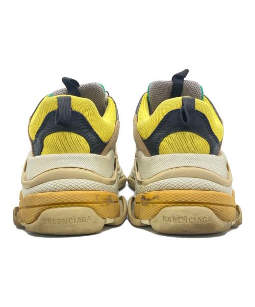 BALENCIAGA（バレンシアガ）BALENCIAGA (バレンシアガ) Triple S イエロー×ベージュ サイズ:26.5cmの古着・服飾アイテム