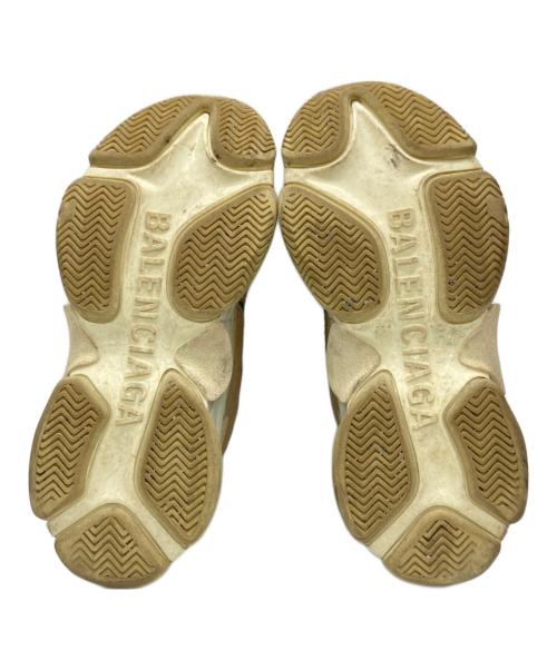 BALENCIAGA（バレンシアガ）BALENCIAGA (バレンシアガ) Triple S イエロー×ベージュ サイズ:26.5cmの古着・服飾アイテム