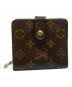 LOUIS VUITTON（ルイ ヴィトン）の古着「コンパクトジップ」｜ブラウン