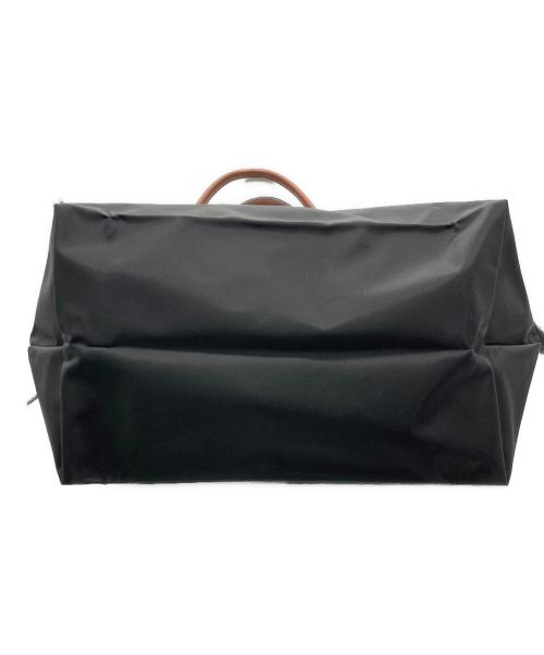 LONGCHAMP（ロンシャン）LONGCHAMP (ロンシャン) トートバッグ ブラック×ブラウンの古着・服飾アイテム