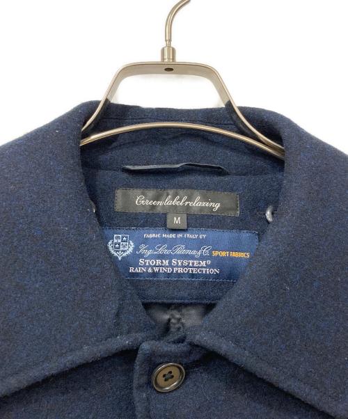 LORO PIANA（ロロピアーナ）LORO PIANA (ロロピアーナ) green label relaxing (グリーンレーベルリラクシング) ライナー付きステンカラーコート ネイビー サイズ:Mサイズの古着・服飾アイテム