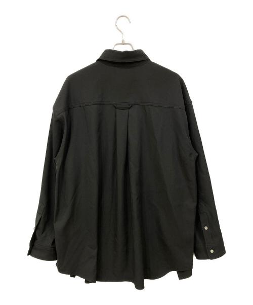 mb（エムビー）mb (エムビー) オーバーシャツジャケット ブラック サイズ:Lの古着・服飾アイテム