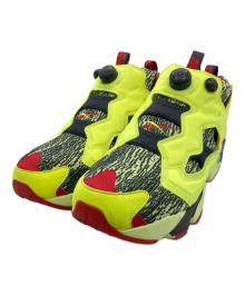 REEBOK（リーボック）の古着「INSTAPUMP FURY “GLITCH”」｜イエロー×ブラック