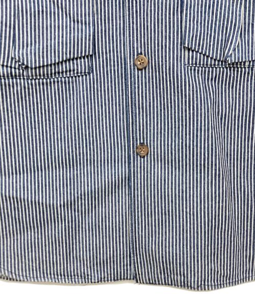 Oregonian Camper（オレゴニアンキャンパー）Oregonian Camper (オレゴニアンキャンパー) カバーオール ネイビー×ホワイト サイズ:Lサイズの古着・服飾アイテム