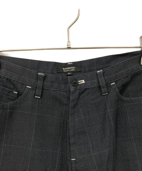 BURBERRY BLACK LABEL（バーバリーブラックレーベル）BURBERRY BLACK LABEL (バーバリーブラックレーベル) ストレートパンツ ブラック サイズ:W79の古着・服飾アイテム