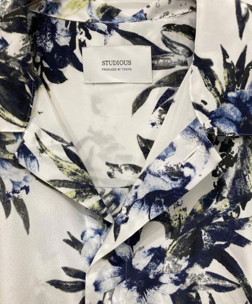 STUDIOUS（ステュディオス）STUDIOUS (ステュディオス) オープンカラーシャツ ホワイト サイズ:SIZE 2の古着・服飾アイテム