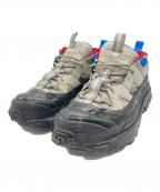 BURBERRYバーバリー）の古着「LOW TOP SNEAKER」｜グレー×レッド