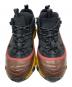 中古・古着 BURBERRY (バーバリー) LOW TOP SNEAKER ブラック×レッド×イエロー サイズ:SIZE 41：20000円