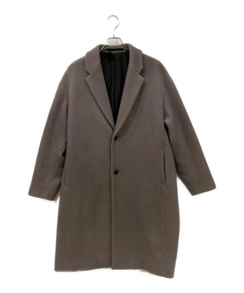 N.HOOLYWOOD（エヌ ハリウッド）N.HOOLYWOOD (エヌ ハリウッド) ウールチェスターコート ブラウン サイズ:SIZE 38の古着・服飾アイテム