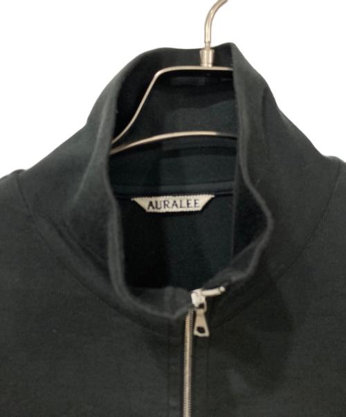AURALEE（オーラリー）AURALEE (オーラリー) スーパー ハイゲージ ジップアップ スウェットシャツ ブラック サイズ:SIZE 3の古着・服飾アイテム