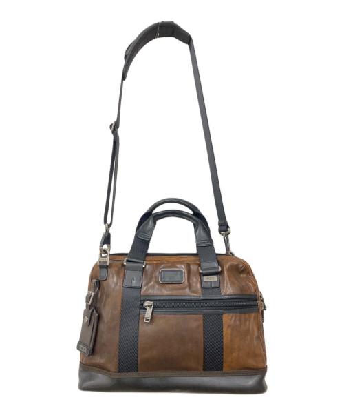 TUMI（トゥミ）TUMI (トゥミ) 2WAYバッグ ブラウン×ブラックの古着・服飾アイテム
