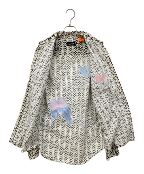 Desigual（デシグアル）Desigual (デシグアル) 総柄シャツ ブラック×ホワイト サイズ:SIZE Sの古着・服飾アイテム