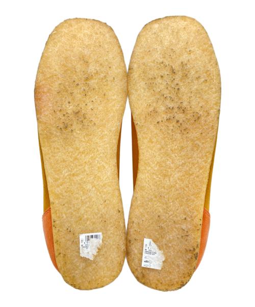 CLARKS（クラークス）CLARKS (クラークス) ワラビーシューズ オレンジ×イエロー サイズ:30の古着・服飾アイテム